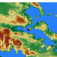 Nearby Forecast Locations - Aghios Georgios - карта