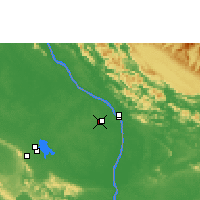 Nearby Forecast Locations - Накхонпханом - карта