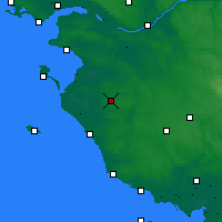 Nearby Forecast Locations - Лез-Эрбье - карта