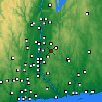 Nearby Forecast Locations - Vernon - карта