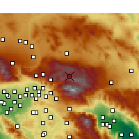 Nearby Forecast Locations - Биг-Бэр-Лейк - карта