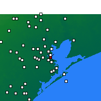 Nearby Forecast Locations - Kemah - карта